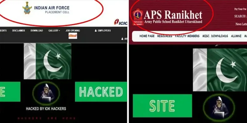 پاکستانی ہیکرز نے بھارتی فضائیہ اور فوج کی ویب سائٹس ہیک کر لیں