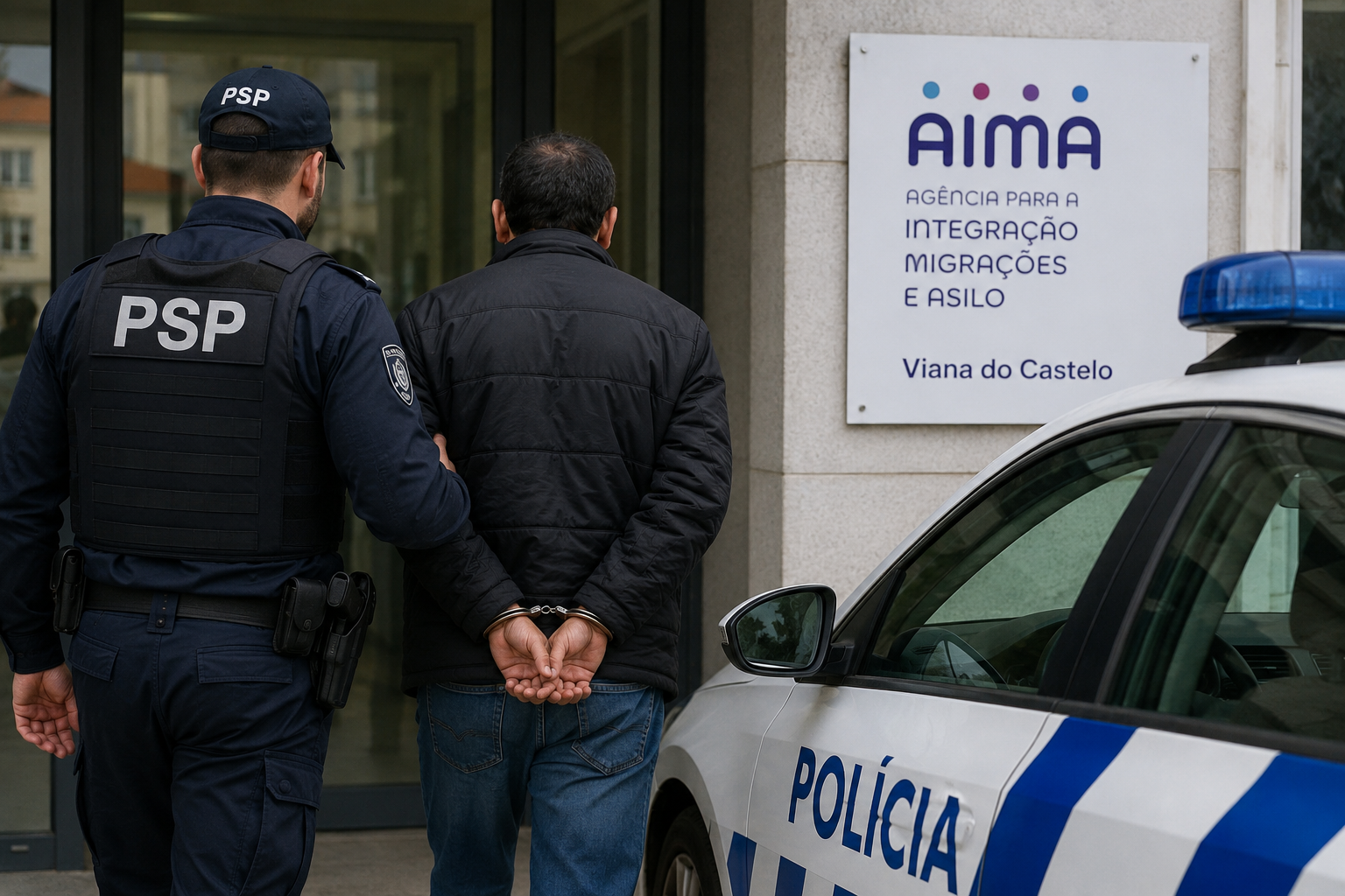 Proibido de entrar em Portugal, estrangeiro regressa ao país e acaba detido pela PSP em Viana do Castelo.