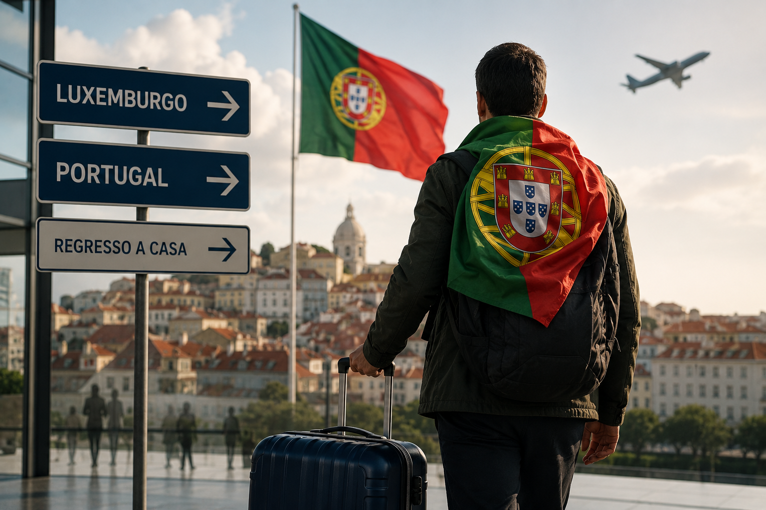 Presidente desafia emigrantes no Luxemburgo a regressarem a Portugal.